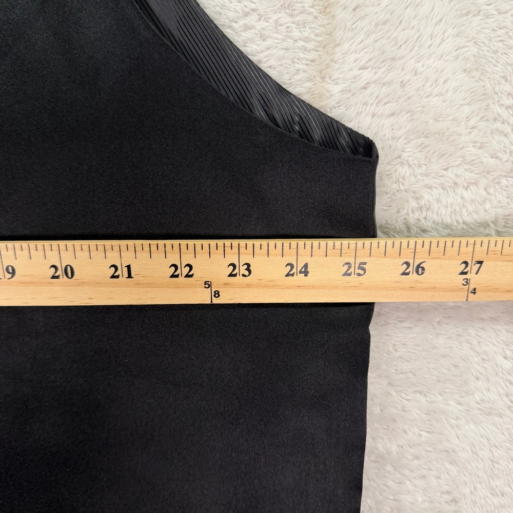 Jack Victor Mens 50XL Tuxedo Suit Black 3-Piece Silk Vest Super 100s Wool 44x32 - Picture 14 of 16